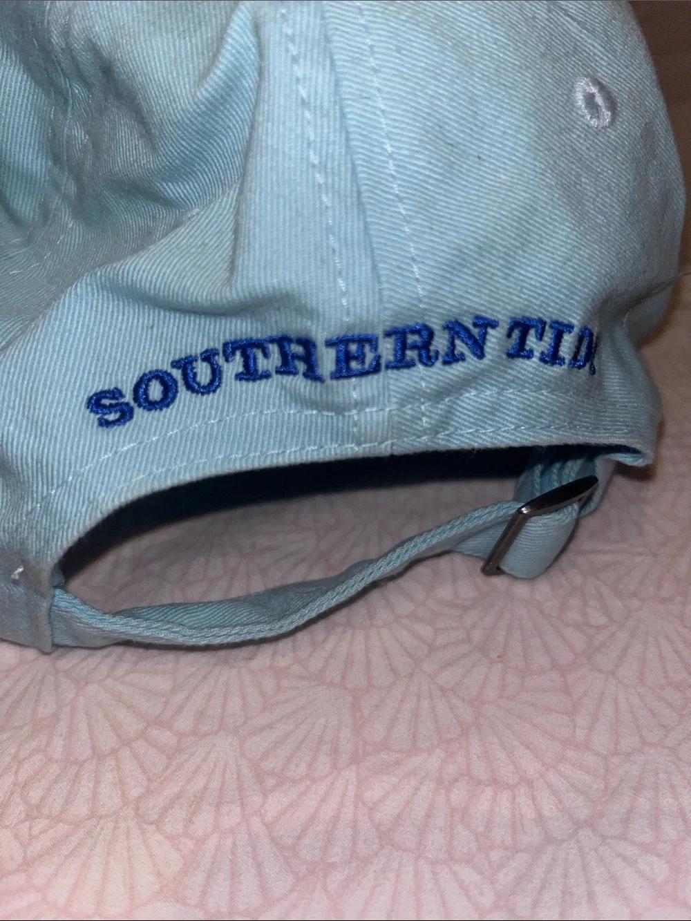 Southern Tide Light Blue Embroidered Fish Cap